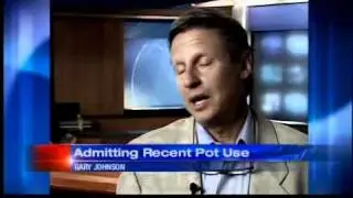 Former governor Johnson admits to using pot