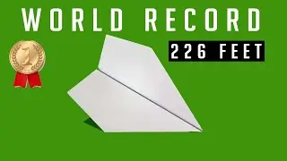 World Record Paper Airplane Design - Easy to Make