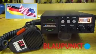 Een Blaupunkt 23 kanalen AM bakje op de testbank.