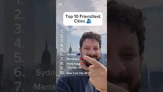 Top 10 Friendliest cities in the world 🫂