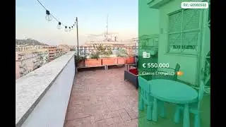 METRO CIPRO - Attico con terrazzo di 40 mq.