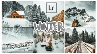 WINTER Lightroom presets | Lightroom Mobile Preset | LANDSCAPE preset | WINTER LANDSCAPE PRESET
