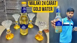 MALAKI 24 CARAT GOLD WATER ! Trying the Gold sparkling Water worth ₹ 2700 Ltr #princz8050