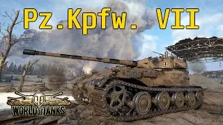 Pz.Kpfw. VII, 10K DMG, 7 Kills, Master Class, Pascucci's Medal, Studzianki - World of Tanks