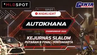 HIGHLIGHT | MLDSPOT Autokhana Championship 2022 Kejurnas Slalom Putaran 6 Final Yogyakarta
