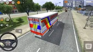 EXTREME SMALL CONTAINER DRIVE ON GREEN VILLAGE ROADS & WIDE CITY ROADS | BUS SIMULATOR INDONESIA