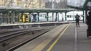The Class 158 'Express Sprinter' (3-Car) NORTHERN No.158756 was leaves at Carlisle Citadel Station.