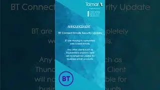 BT Connect Email Changes