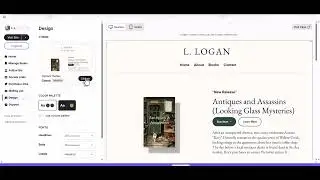 Tertulia author website builder review video