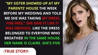 My sister demanded my $3,700 wedding dress for free. So I sold it to a stranger