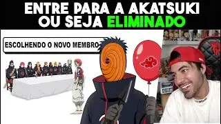 ENTRE PARA AKATSUKI OU SEJA ELIMINADO | Ft.Tobi | React Knov99 - Fred Animes