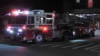 FDNY Ladder 151 Responding to an Elevator Rescue 