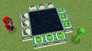 Maizen JJ & Mikey Portal in Minecraft - Cakeman HyperCow Fendy Mazien