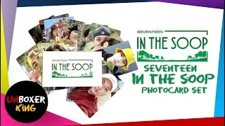 SEVENTEEN 세븐틴 || SEVENTEEN IN THE SOOP || PHOTOCARD SET || KPOP MERCH UNBOXING
