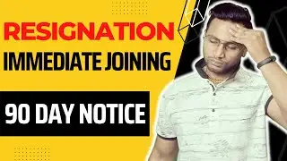 RESIGNATION Email | 90-Day NOTICE Period | Immediate Joining | How to Tackle? | Krishna Kayaking