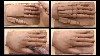 Human Hand Clay Modeling | Sculpting the Human Hand | How to Sculpt  a Human Hand | Simple Sculpting