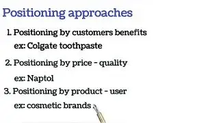Product Positioning in tamil