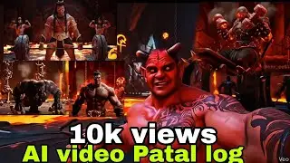 AI video Patal Lok ka gym fitness Patal Lok asur. #shorts #vlog #viral #video 😍🥰😍