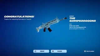 HOW TO GET THE SIMPSONS THE SIIIMPSOOOOONS WRAP IN FORTNITE! (Twitch Drops Rewards)