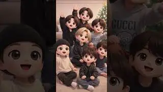 BTS Cute Animated TinyTAN Short 💜 | Adorable BTS Moments | ARMY K-Pop Shorts #bts #btsshorts #army