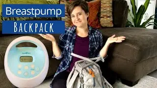 Backpack Breast Pump Bag from Momcozy - HOW TO TURN YOUR DIAPER BAG INTO A PUMPING BAG