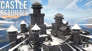 ARK: Lost Island - Rebuilding the Snow Castle Ep 1 | Speed Build