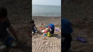 Beach fun play with my brother #shorts #fun #playing #playtime #kidsvideo #kids #boys #beach #viral