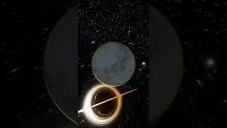 The black hole from the movie Interstellar #space #astronomy #universe