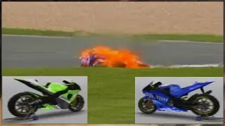 MotoGP 4 - Kawasaki ZX-RR vs Suzuki GSV-R / Split Screen (PS2) MotoGP4 #mmtops2 #mmtops2games