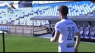 Presentaci&oacute;n oficial de Joan Campins como jugador del Real Zaragoza - 1/2/2016