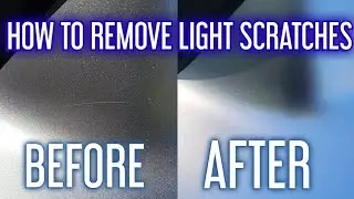 HOW TO REMOVE LIGHT SCRATCHES GL1800 GOLDWING OR ANY MOTORCYCLE