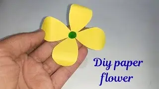 Easy paper flower tutorial 