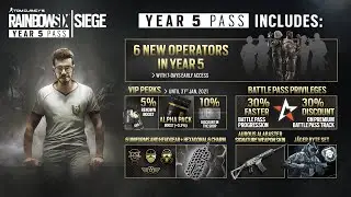 Year 5 Pass Review | 5 FREE ALHPA PACKS? Jager Bundle & MORE! | Rainbow Six Siege (Year 5 Season 1)