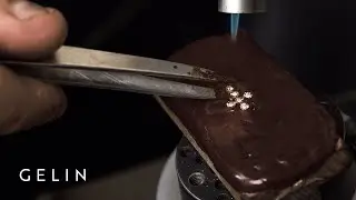 How to Create Handcrafted 0.03 ct Diamond & Gold Cross Necklace | GELIN