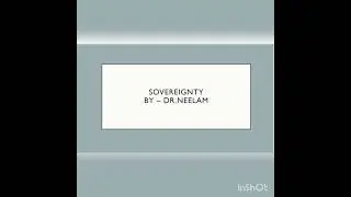 Types of Sovereignty (part4)for B.A.3rd sem.