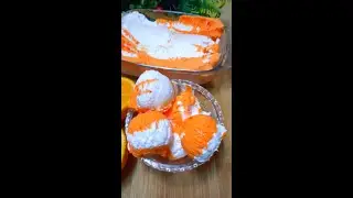 Amazing and Delicious Orange Vanilla Ice Cream    #shorts   #IceCream
