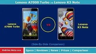 Lenovo A7000 Turbo vs Lenovo K3 Note - Quick Review