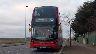 Full Route Visual. Stagecoach London Route 62. Barking, Gascoigne Road - Marks Gate. SN16OJZ - 10319