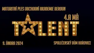 Maturitní ples OA Beroun 4.A 9.2.2024 - krátký sestřih