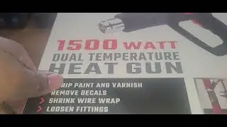 WARRIOR&nbsp;1500 Watt 11 Amp Dual Temperature Heat Gun #tool #lithium