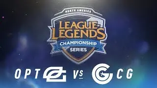 OPT vs. CG - Week 4 Day 2 | NA LCS Spring Split | OpTic Gaming vs.Clutch Gaming (2018)