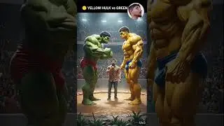 Green Hulk vs Yellow Hulk: The Ultimate Revenge 🥊 | AI Animation Story 🏎️ #Hulk. #trending #viral