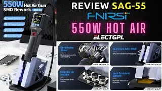 Soldador Hot Air Fnirsi SAG-55 | Unboxing Review Teardown