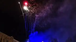 Suomi100 Finland independence day fireworks at Tampere