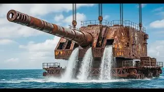 Another Schwerer Gustav railway gun from World War II discovered from the seabed.