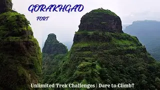 Thrilling Climb to Gorakhgad Fort | 80&deg; Rock-Cut Steps Adventure in Maharashtra | गोरखगड किल्ला