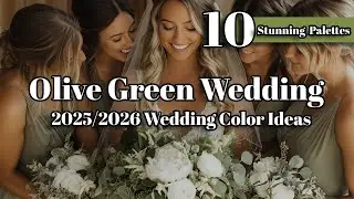 Olive Green Wedding Decorations &mdash; How to Choose Color Palettes for Your Rustic Wedding