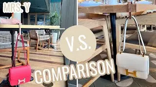 HERMES CONSTANCE COMPARISON 18 VS 24 or 23?! | SURPRISE DISCOVERY | TRAVEL VLOG | REVIEW OF CARRIE