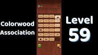 Colorwood Associations Level 59 Answers 🌈🧠 | Relaxing Word Association Puzzle | solutionguruji