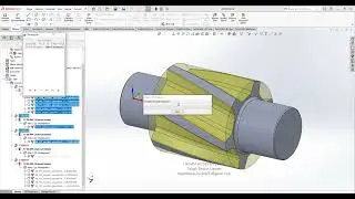 SOLİDCAM  4 EKSEN HELİS DİŞLİ İŞLEME_SOLİDCAM TUTORİAL... #Solidcam4eksen #Solidcam4thaxis #Solidcam